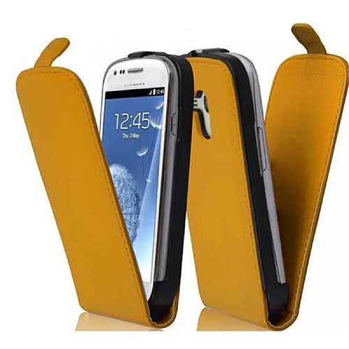 Cadorabo Coque Samsung Galaxy S3 MINI Etui en Jaune