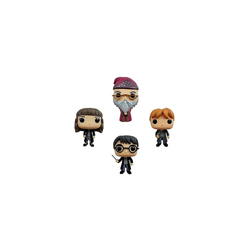 Funko Harry Potter - Pack 4 figurines POP! Harry Potter W1 9 cm