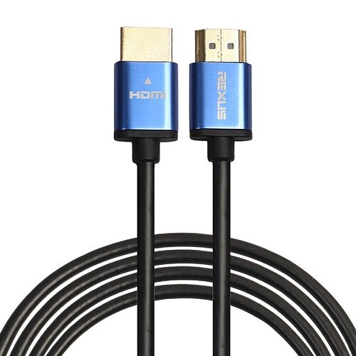 Wewoo Câble 3 m HDMI 1.4 Version 1080P Alliage D'aluminium Shell Ligne Tête HDMI Mâle à HDMI Audio Vidéo Connecteur D'adaptateur