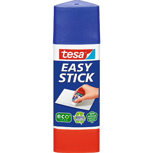 tesa ecoLogo Easy Stick Bâton de colle, sans solvant, 25 g ()