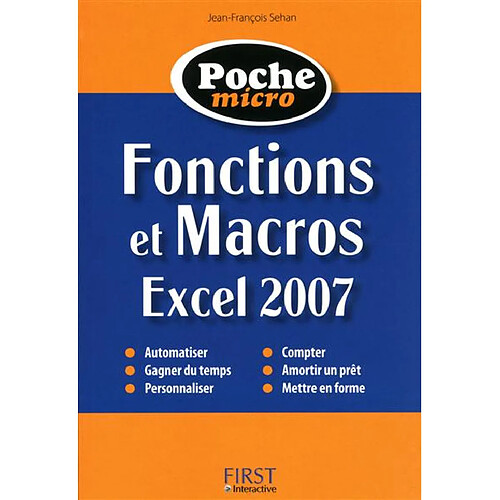 Fonctions et macros Excel 2007 · Occasion