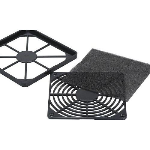 Carisch-Musicom Akasa GRM120-30 Filtre pour ventilateur Noir