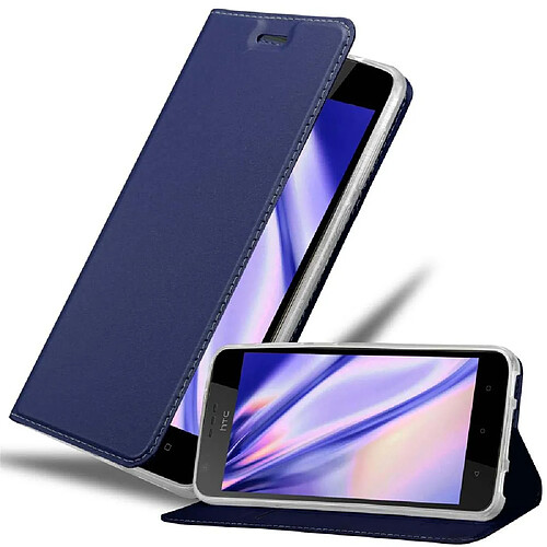 Cadorabo Coque HTC Desire 10 LIFESTYLE / Desire 825 Etui en Bleu