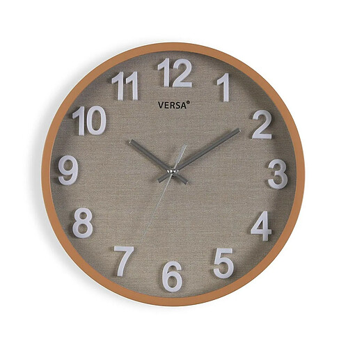 Horloge Murale Versa Plastique 4,5 x 30 x 30 cm