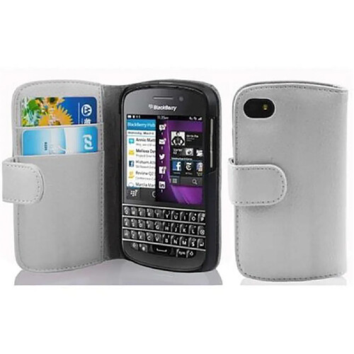 Cadorabo Coque Blackberry Q10 Etui en Blanc