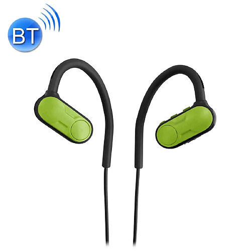 Wewoo Oreillette Bluetooth vert pour iPad, iPhone, Galaxy, , Xiaomi, LG, HTC et autres téléphones intelligents Oreille ultra-léger écouteurs sans fil V4.1 avec micro,