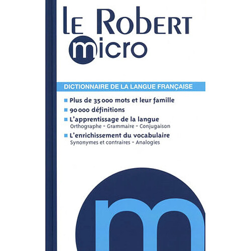 Le Robert micro : dictionnaire d'apprentissage de la langue française · Occasion