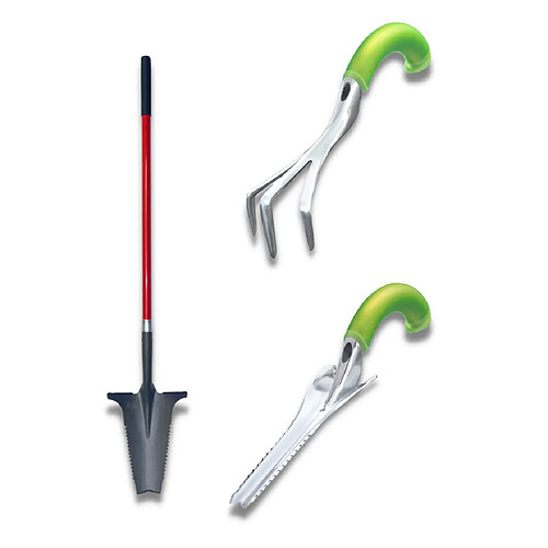 Venteo - Désherbeur + cultivateur + pelle à manche xl - ROOTSLAYER - Outils de Jardin multifonction - Facile d'utilisation