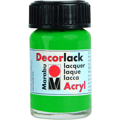 Marabu Vernis acrylique 'Decorlack', vert vif, 15 ml, ()