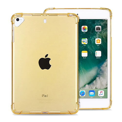 Wewoo Housse Étui Coque de protection antichoc en TPU hautement transparente et pour iPad Pro 12.9 2018 Or