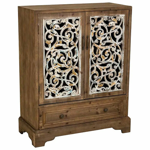 Armoire Alexandra House Living Marron Bois d'épicéa Bois MDF 38 x 102 x 83 cm