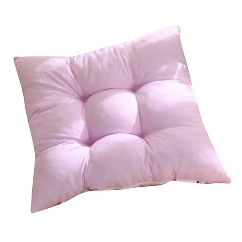 Coussin de coussin de chaise carrée pour bureau à domicile 40x40cm rose