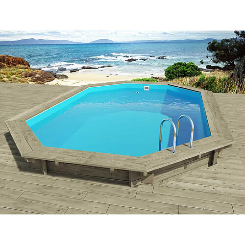 Habitat Et Jardin Piscine bois Florida 130 - 6.57 x 4.57 x 1.31 m