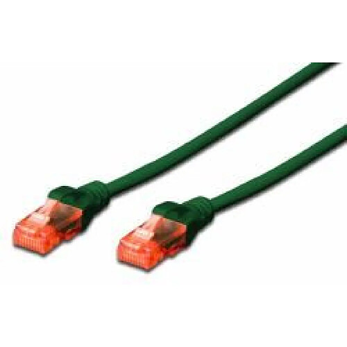 ASSMANN Electronic DK-1617-010/G 1m Cat6 U/UTP (UTP) Vert câble de réseau - Câbles de réseau (1 m, Cat6, U/UTP (UTP), RJ-45, RJ-45, Vert)