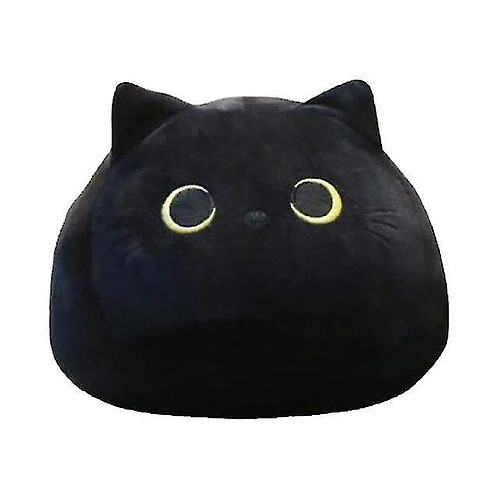 Universal 55 cm mignon chat noir peluche poupée dessin animé animal en peluche mignon animal de chat noir en peluche