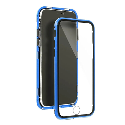 Ozzzo coque magneto 360 pour samsung s21 plus bleu