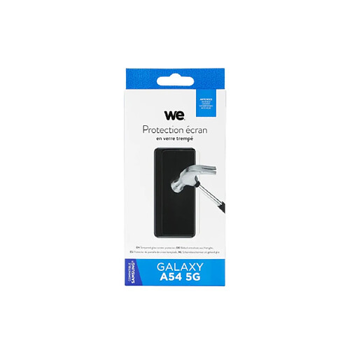 WE Verre trempé SAMSUNG GALAXY A54 5G / S23 FE: Protection écran - anti-rayures - anti-bulles d'air - ultra-résistant - dureté 9H Glass