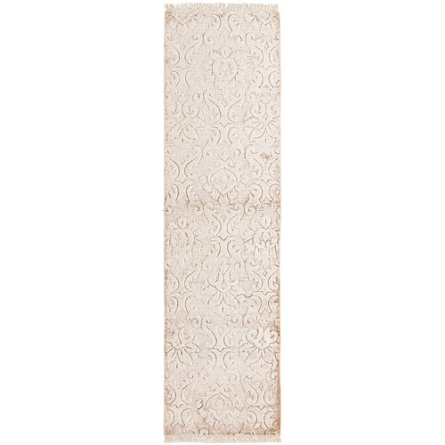 Vidal Tapis de couloir en laine 302x79 brun Darya