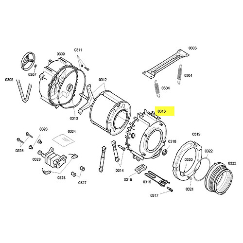 Siemens DEMI CUVE AVANT REP 0313