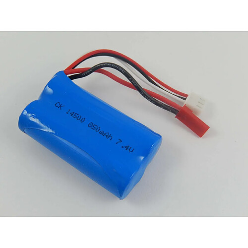 vhbw Batterie Li-Ion 850mAh (7.4V) pour drone de modélisme Jamara Flyscout comme 43965.