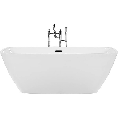 Beliani Baignoire îlot blanche 170 x 78 cm MINGO