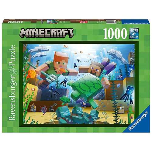 Ravensburger Minecraft - Puzzle Minecraft Mosaic (1000 pièces)