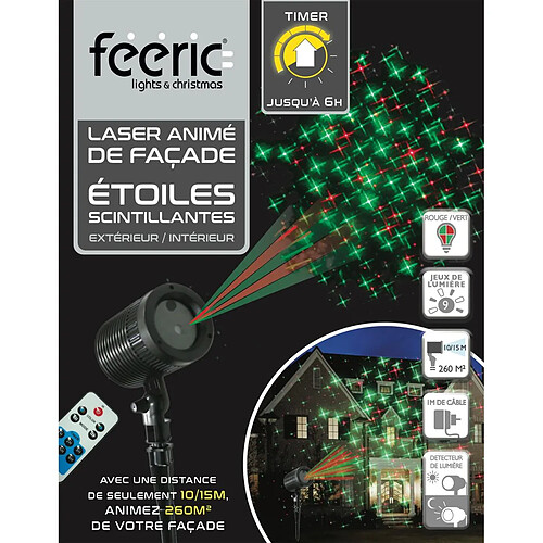 Feeric Christmas Laser Étoile Scintillante