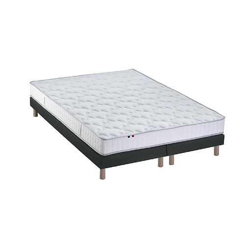 Idliterie Ensemble Matelas 100% latex 3 zones PURE + Sommier - Fabriqué en France