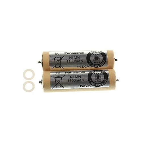 Lot de 2 batteries pour rasoirs électrique panasonic