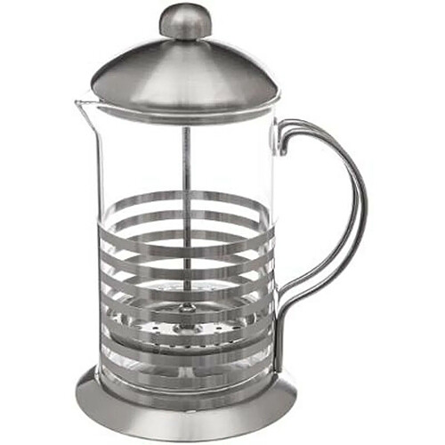 Cafetière à Piston Rayures 80cl Argent