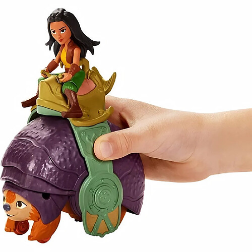 Disney Princesses Disney, Raya et le Dernier Dragon, Mini figurines Raya et Tuk Tuk, poupée pour enfants, des 3 ans