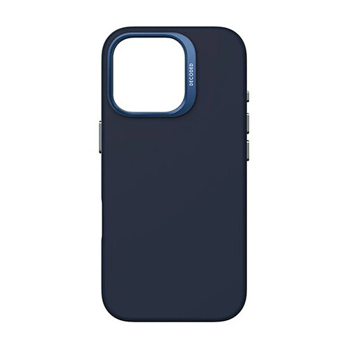 Decoded Coque pour iPhone 16 Pro Compatible MagSafe Antichocs et Antimicrobienne Bleu marine