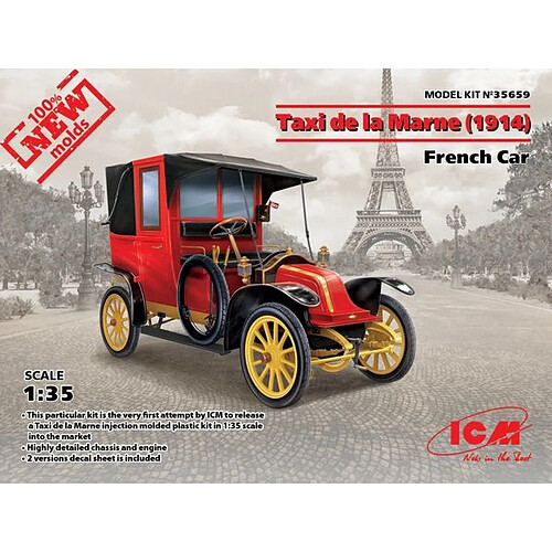 Taxi de la Marne(1914),French Car - 1:35e - ICM