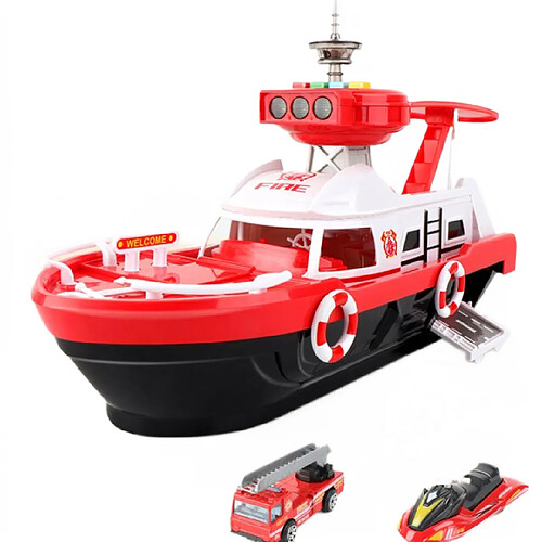 Universal Jouets pour enfants Simulation Trajectoire Inertielle Bateau Bateau Jouet Voiture & Musique Histoire Jouet léger Bateau Modèle Voiture Parking Jouet Enfant Garçon |