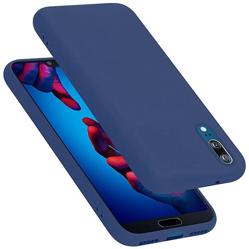 Cadorabo Coque Huawei P20 Etui en Bleu