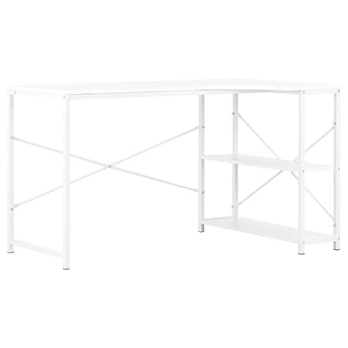 Maison Chic Bureau d'ordinateur solide,Table de travail Blanc 120 x 72 x 70 cm -GKD44896