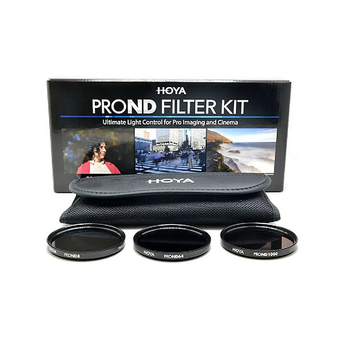 HOYA Kit filtre Pro ND8/ND64/ND1000 D72mm