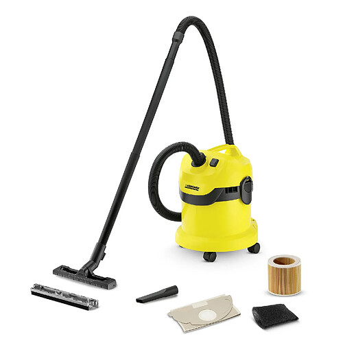 Kärcher WD 2 dépoussiéreur 12 L 900 W Noir, Jaune