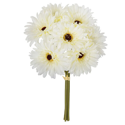 Atmosphera, Createur D'Interieur Bouquet artificiel Gerbera - H. 26 cm - Blanc