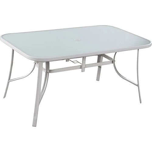 Habitat Et Jardin Table de jardin Cordoba - Phoenix - 6 places - Blanc