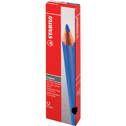 STABILO Crayon bicolore Original, hexagonal, rouge/bleu ()