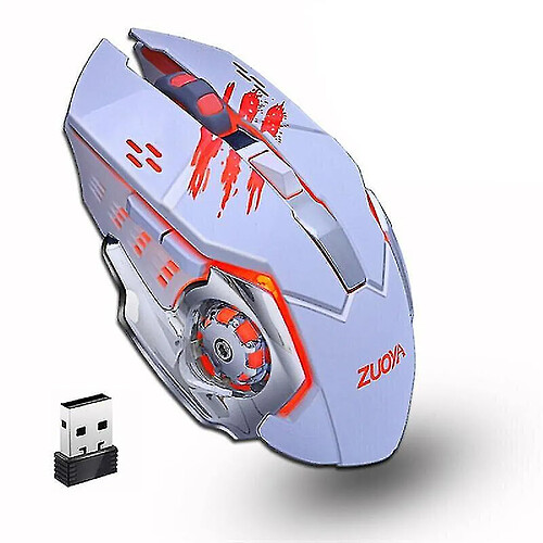 Universal MMR4 Wireless Mouse 2,4 GHz Receiver LED MUTE SILENT RECHARGÉable USB Gaming Computer Optical Game