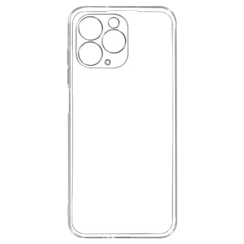 Avizar Coque pour Blackview A96 Caméra Protégée Silicone Fin Transparent