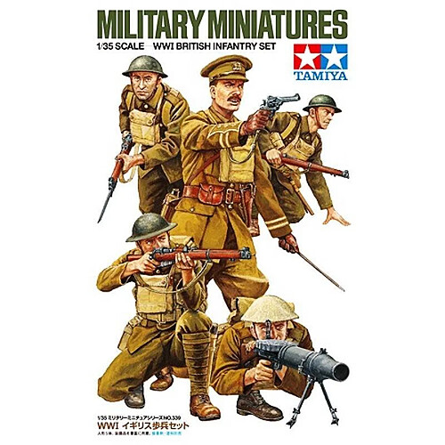 Tamiya Figurine Mignature Wwi British Infantry Set