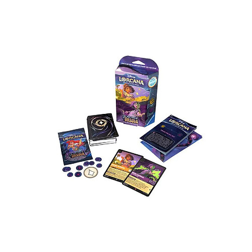 Cartes à collectionner Ravensburger Disney Lorcana TCG Deck de démarrage Ambre et Améthyste