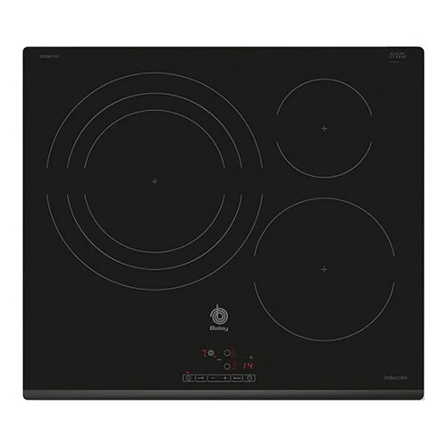 Totalcadeau Plaque à induction noire 7400W 60 cm - 3 zones de cuisson haute qualité pas cher