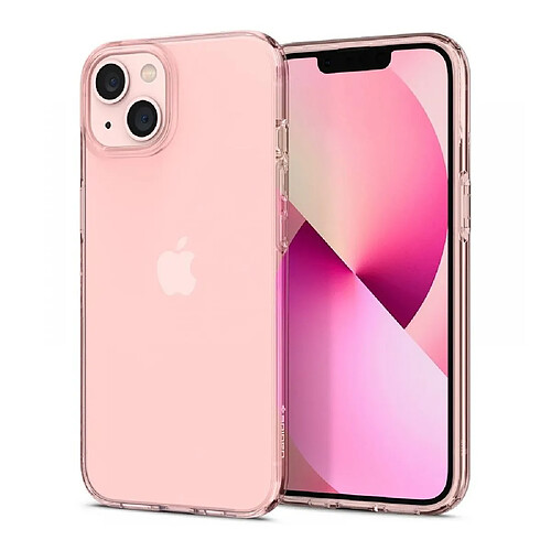 spigen crystal flex coque pour iphone 13 rose crystal