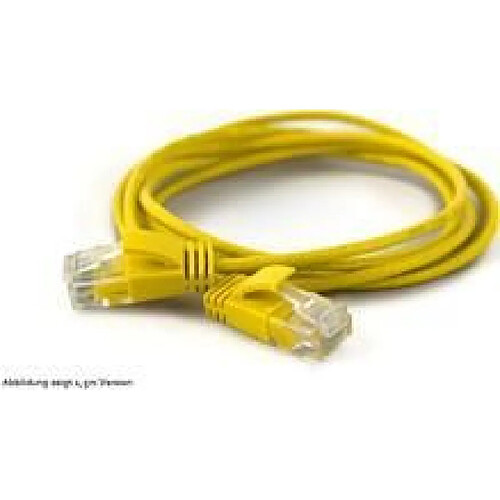 Wantec 7285 Netzwerkkabel Gelb 1 m Cat6a U/UTP (UTP) (7285)