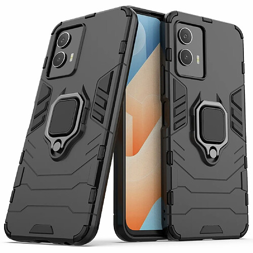 Coque en TPU anti-griffes avec béquille, noir pour votre Vivo IQOO U5 5G