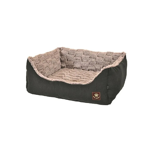 VADIGRAN Panier Asma - 75 x 60 cm - Anthracite et gris - Pour chiens